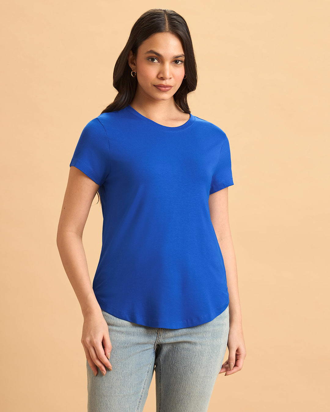 Wave Bamboo Crew Neck