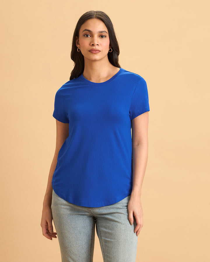 Wave Bamboo Crew Neck