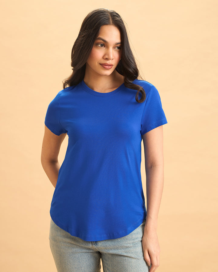 Wave Bamboo Crew Neck