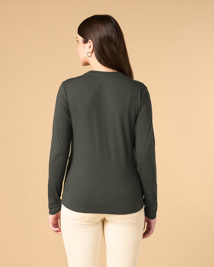 Muted Moss Bamboo Full-sleeve