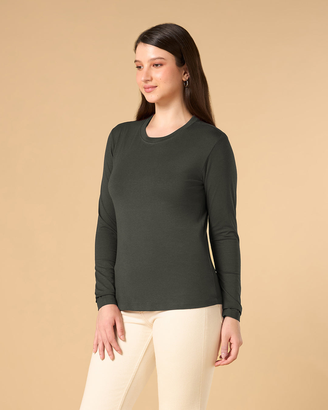 Muted Moss Bamboo Full-sleeve