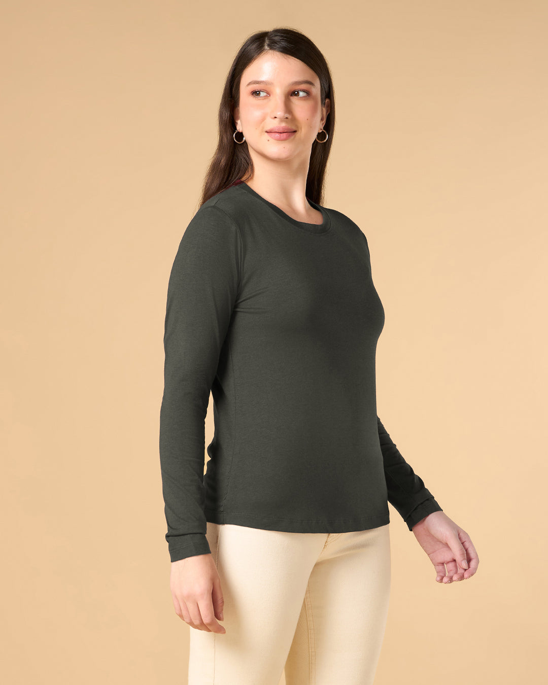 Muted Moss Bamboo Full-sleeve