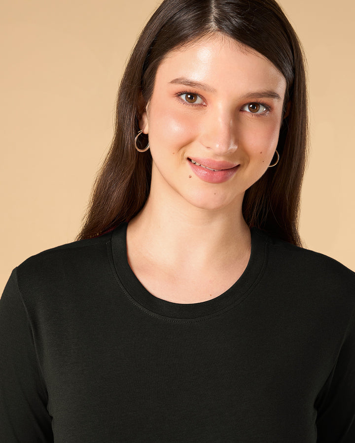 Ebony Bamboo Full-sleeve