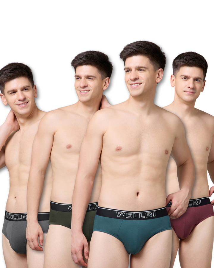 Men's Bamboo Active Briefs - Pack of 4