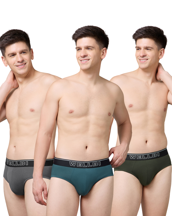 Men's Bamboo Active Briefs - Pack of 3