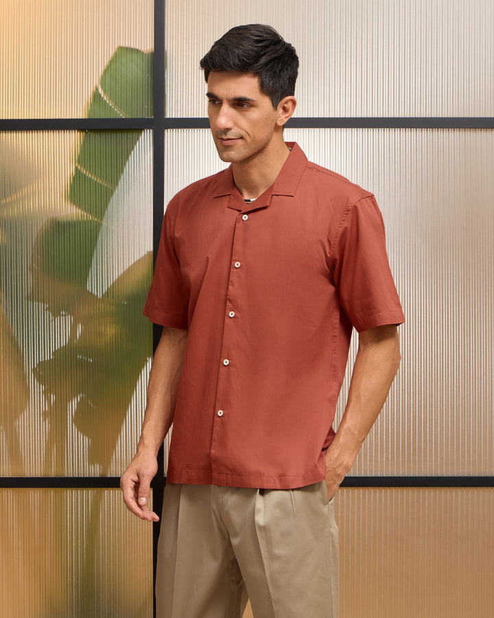 Scarlatto - Cuban Collar Shirt