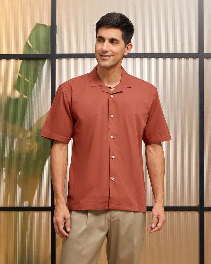 Scarlatto - Cuban Collar Shirt