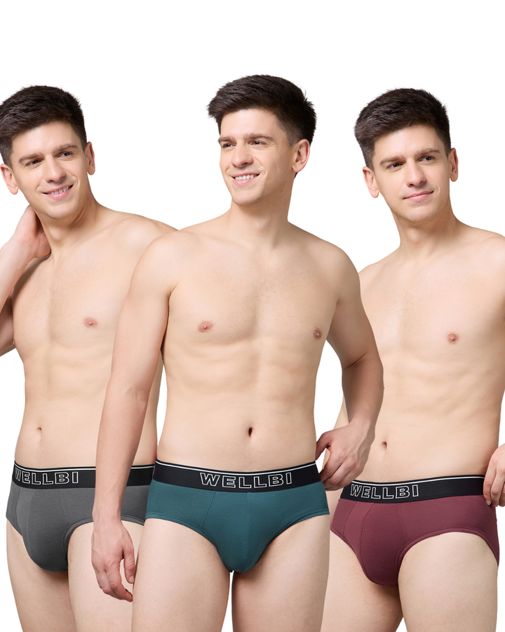 Men's Bamboo Active Briefs - Pack of 3