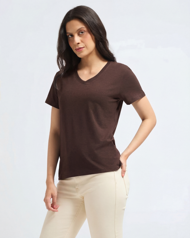 Women's Bamboo Cloud V-Neck T-Shirt