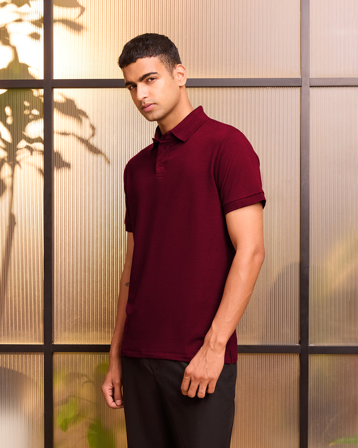Mulberry Bamboo Polo