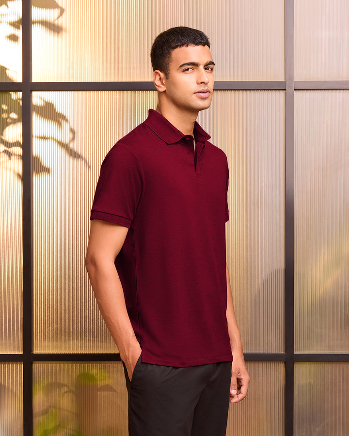 Mulberry Bamboo Polo