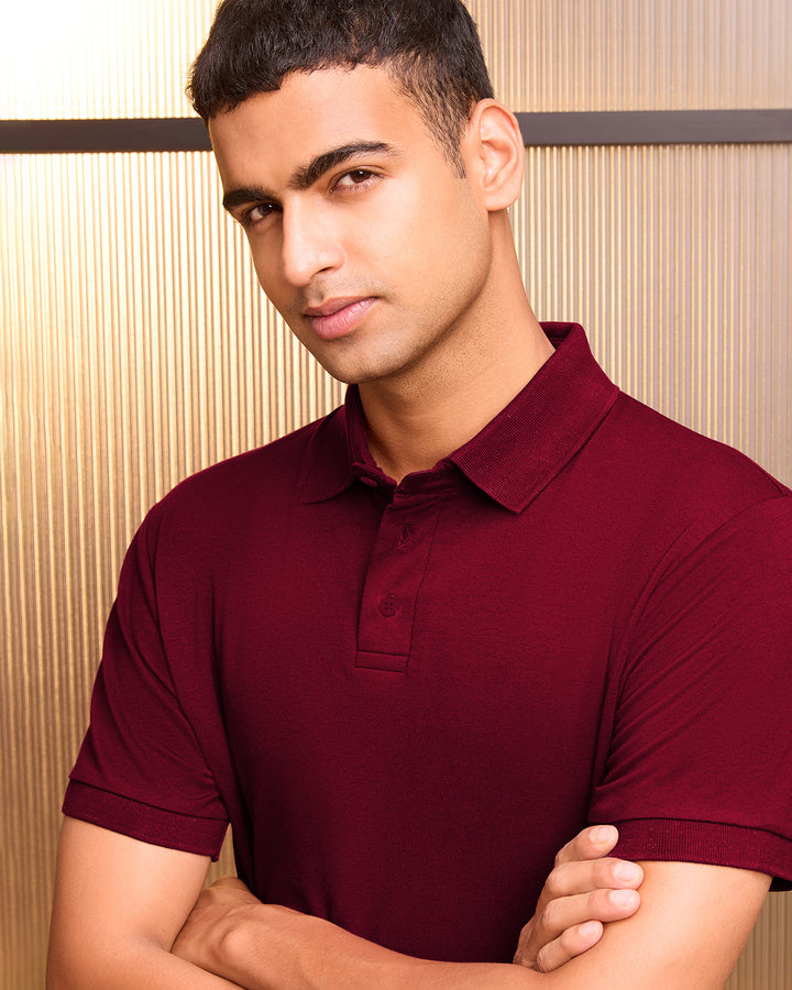 Mulberry Bamboo Polo