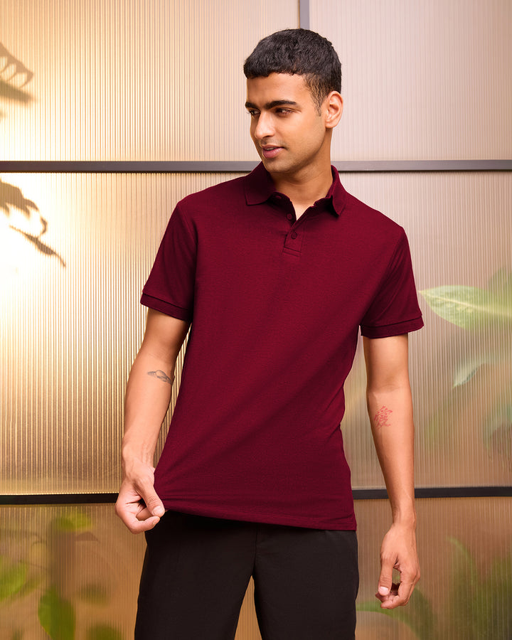 Mulberry Bamboo Polo