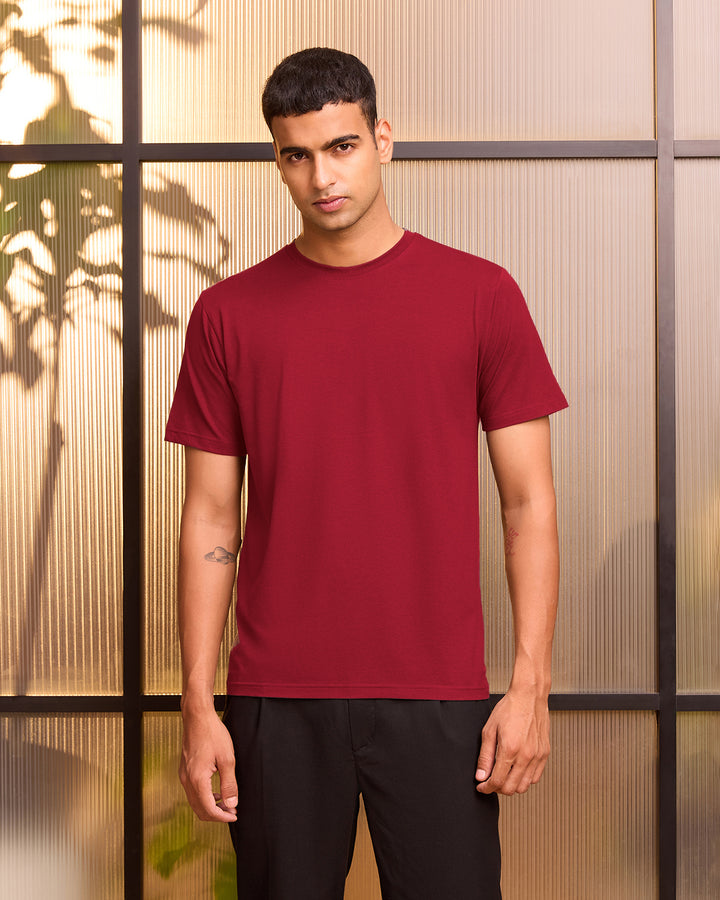 Mulberry Bamboo Crew Neck