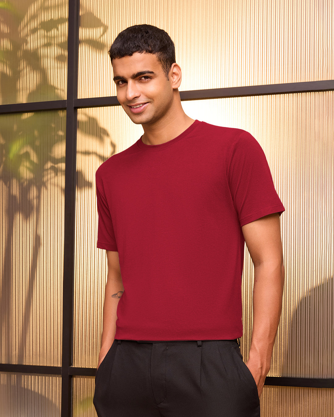 Mulberry Bamboo Crew Neck