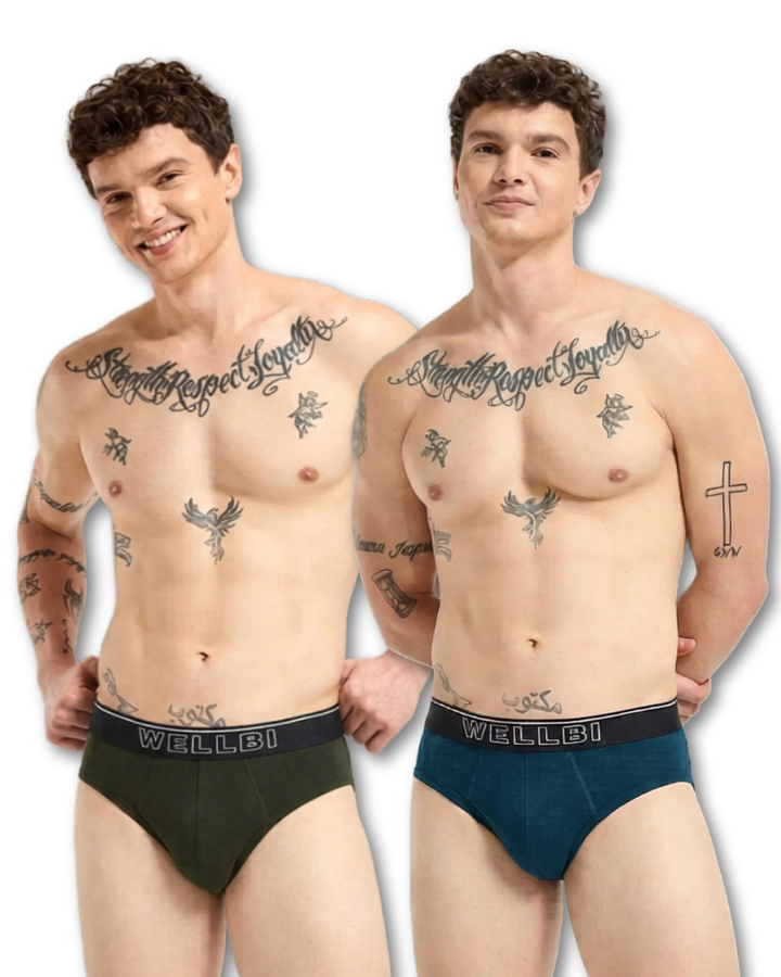 Men's Bamboo Active Briefs - Pack of 2