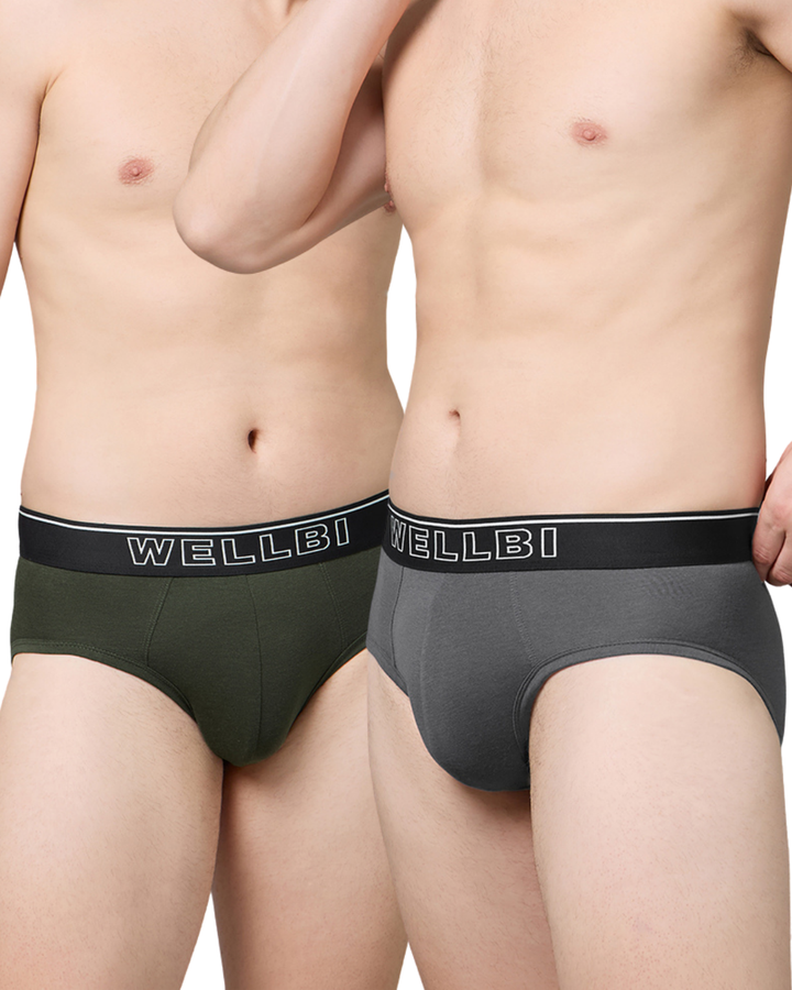Men's Bamboo Active Briefs - Pack of 2