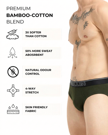 Men's Bamboo Active Briefs