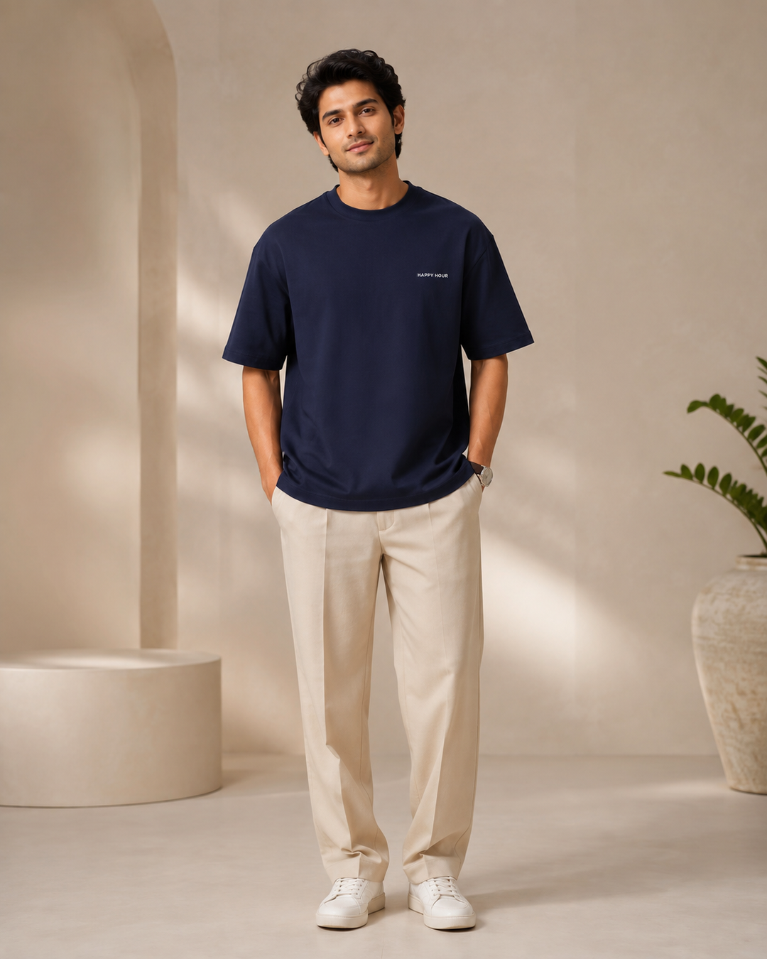 Oversized T-Shirt - Happy hour