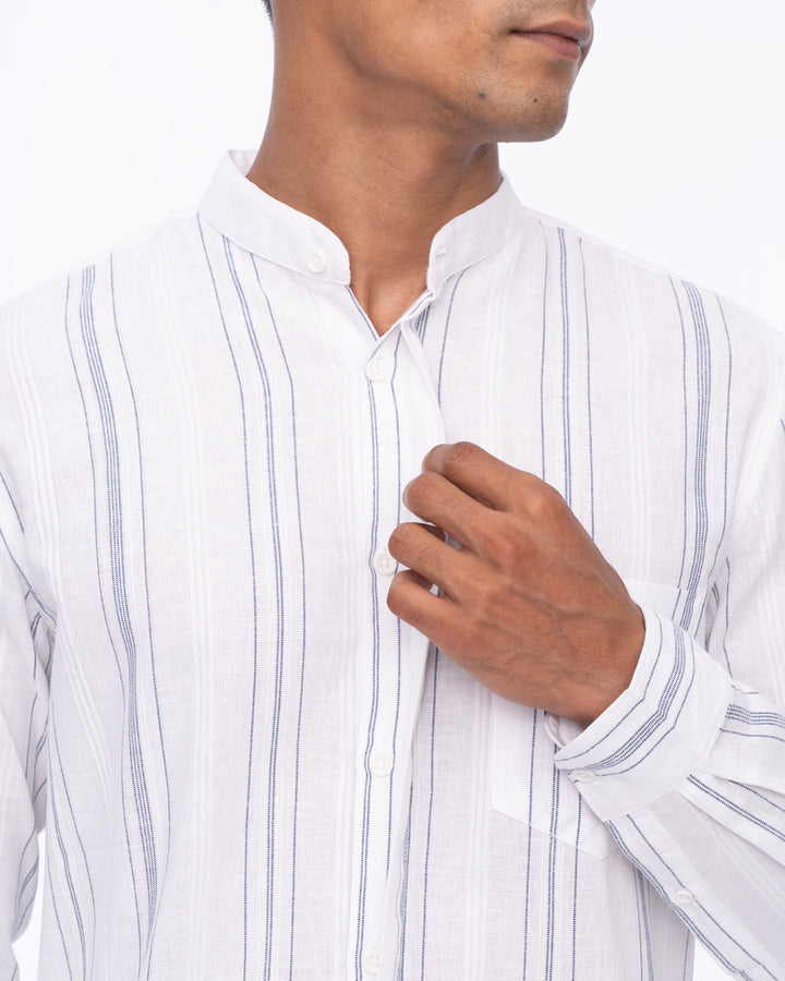 Lightweight breathable Mandarin Collar Shirt for men
