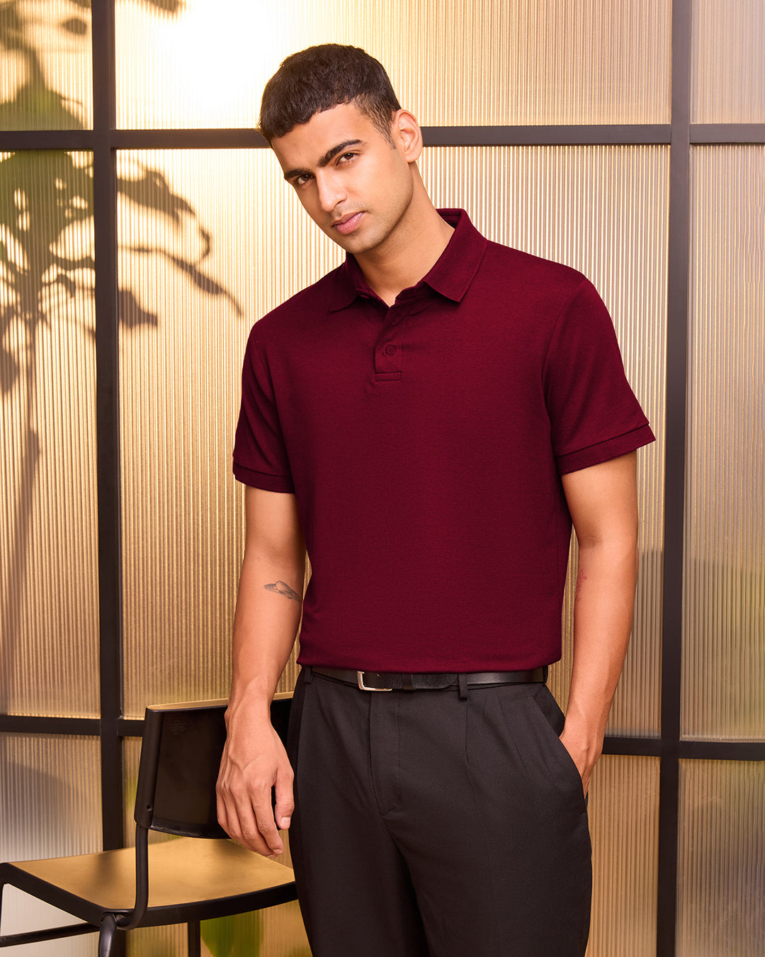 Mulberry Bamboo Polo