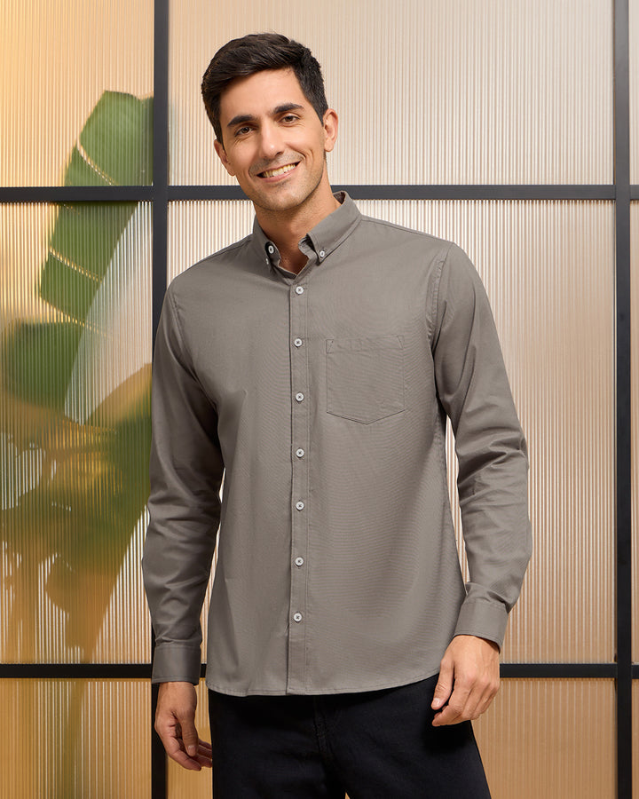 Umber Oxford Shirt