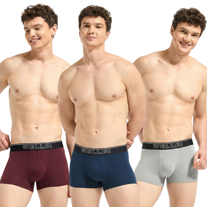 Men's Bamboo Active Trunks - Pack of 3