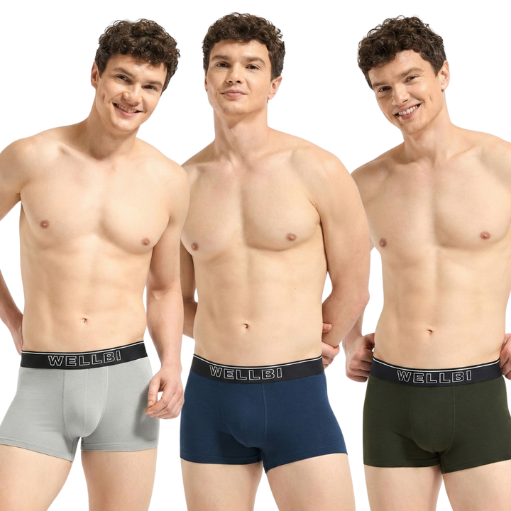 Men's Bamboo Active Trunks - Pack of 3