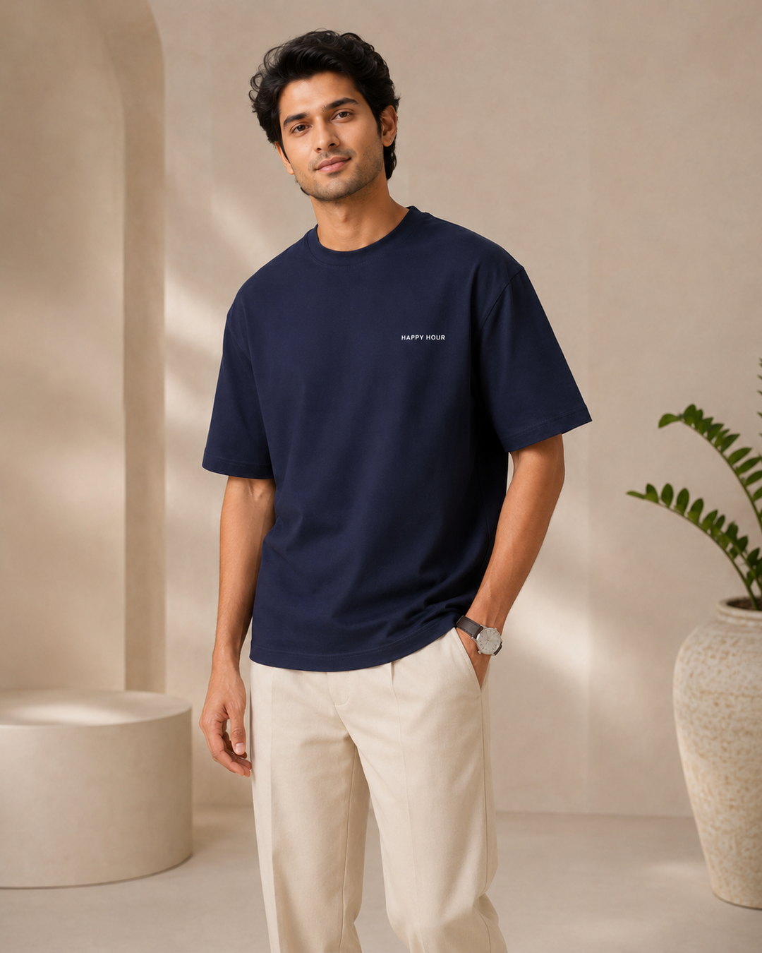 Oversized T-Shirt - Happy hour
