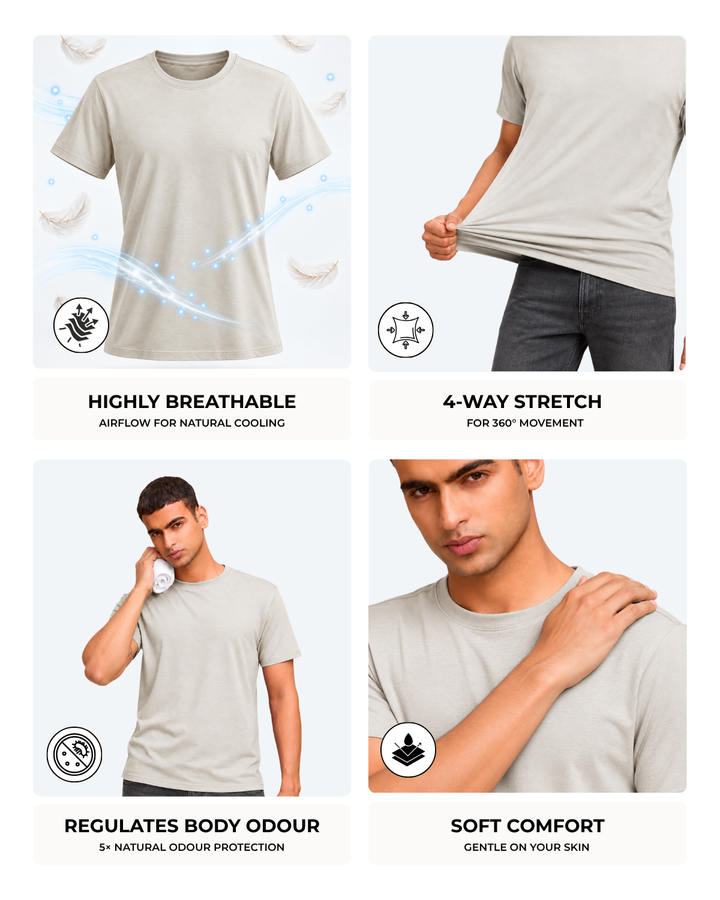 Men's Bamboo Cloud Crew Neck T-Shirt