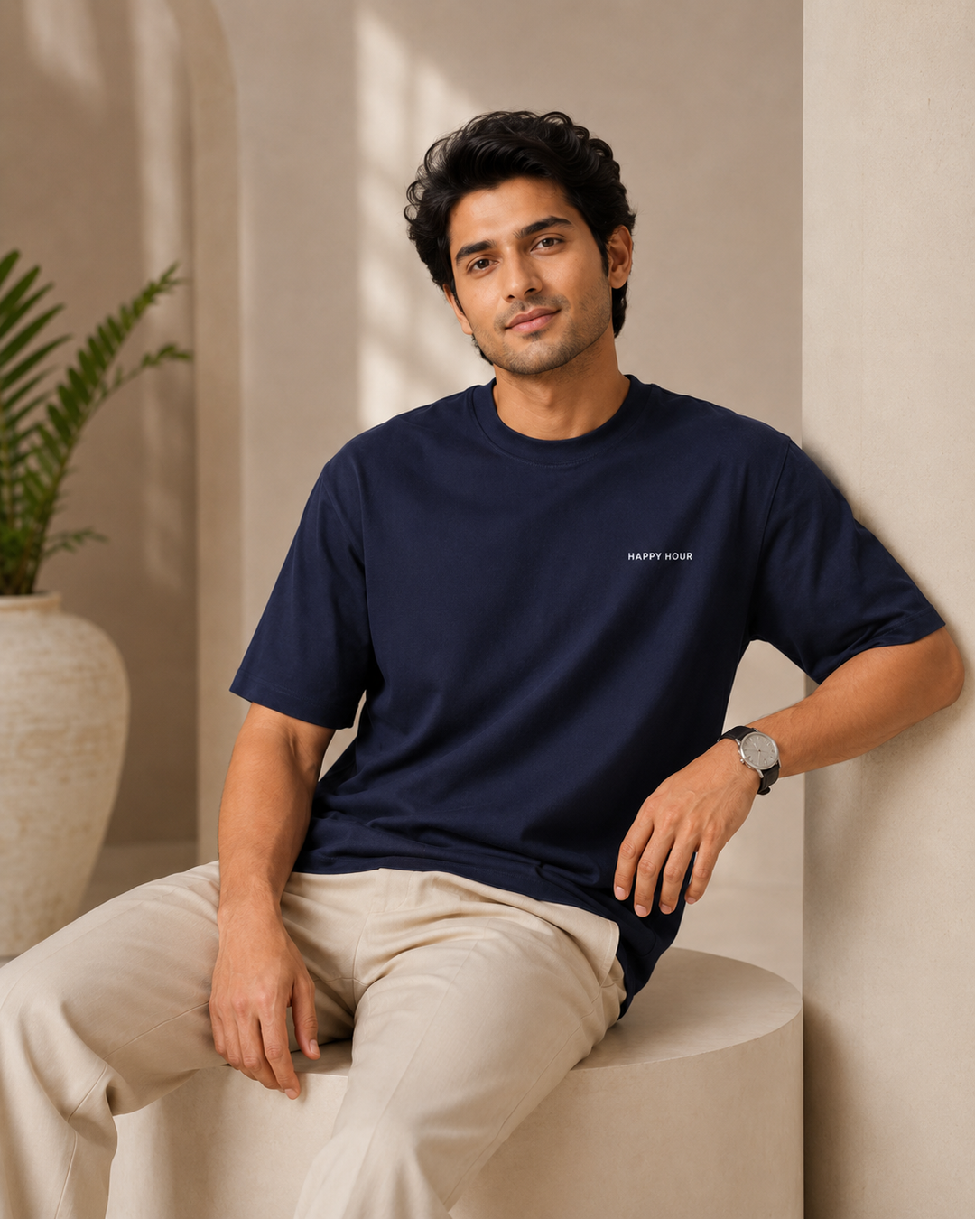 Oversized T-Shirt - Happy hour