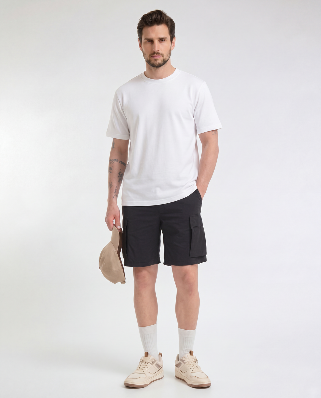 Men's Bamboo Heavy Crew Neck T-Shirt