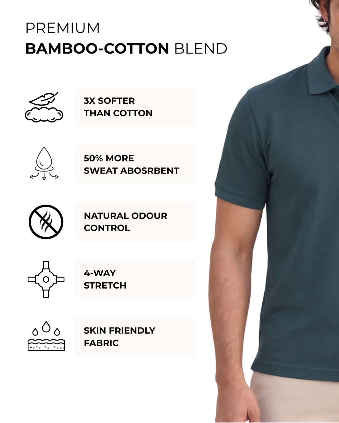 Men's Bamboo Core Polo
