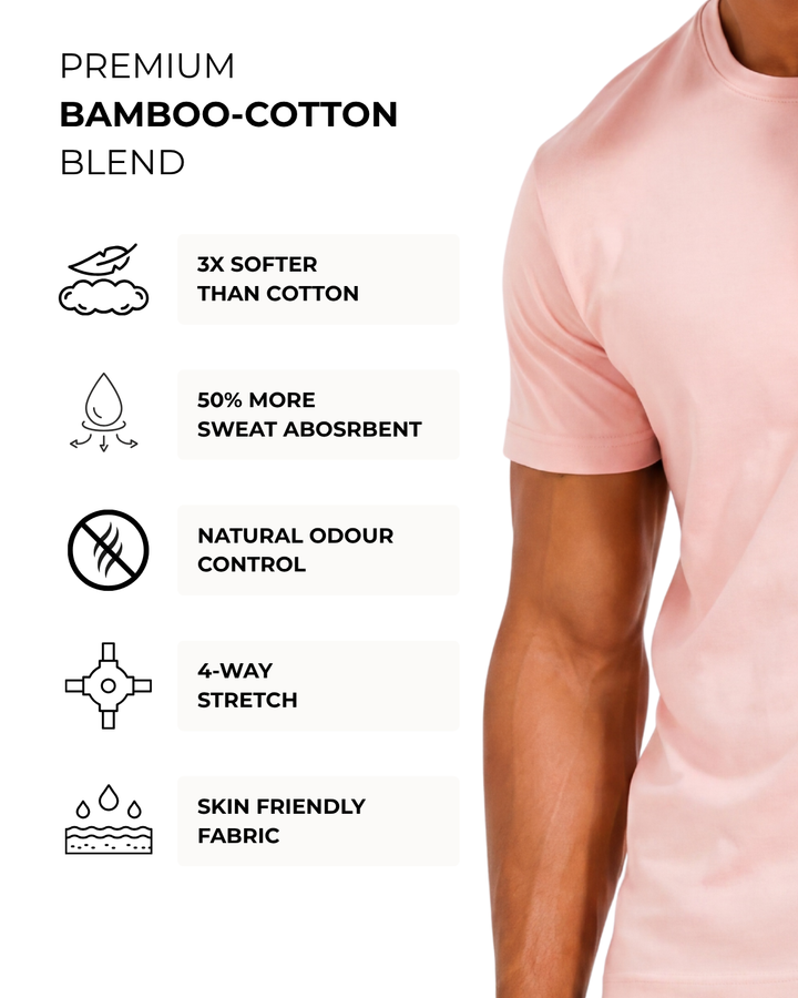 Men's Bamboo Cloud Crew Neck T-Shirt