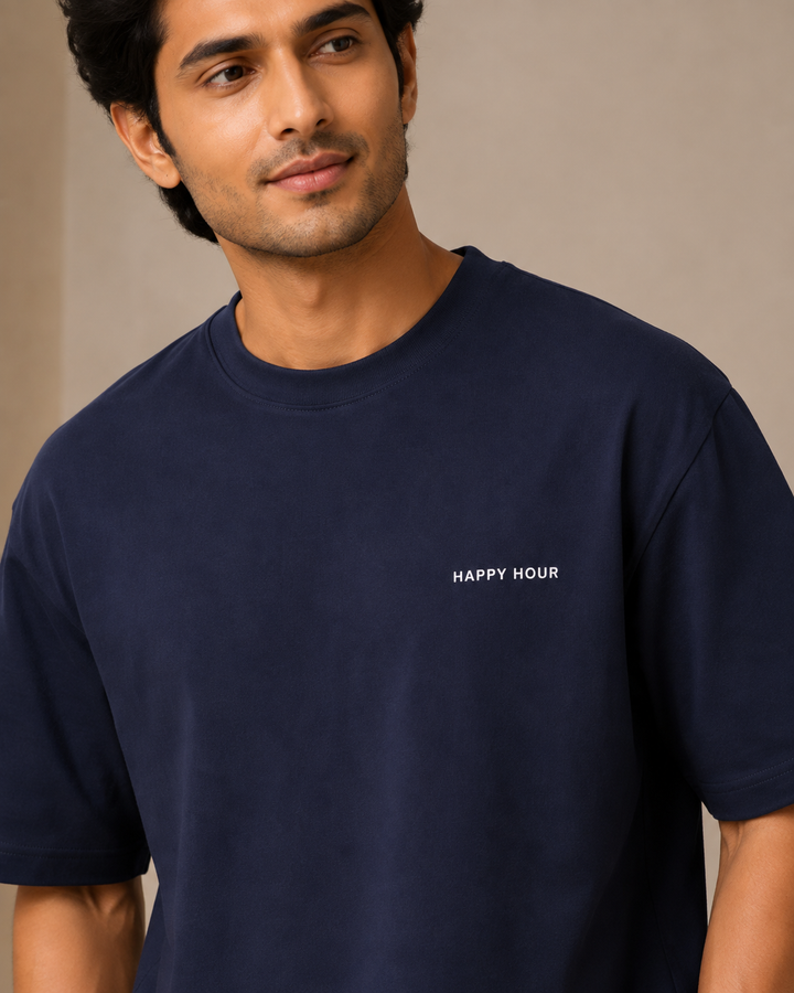 Oversized T-Shirt - Happy hour