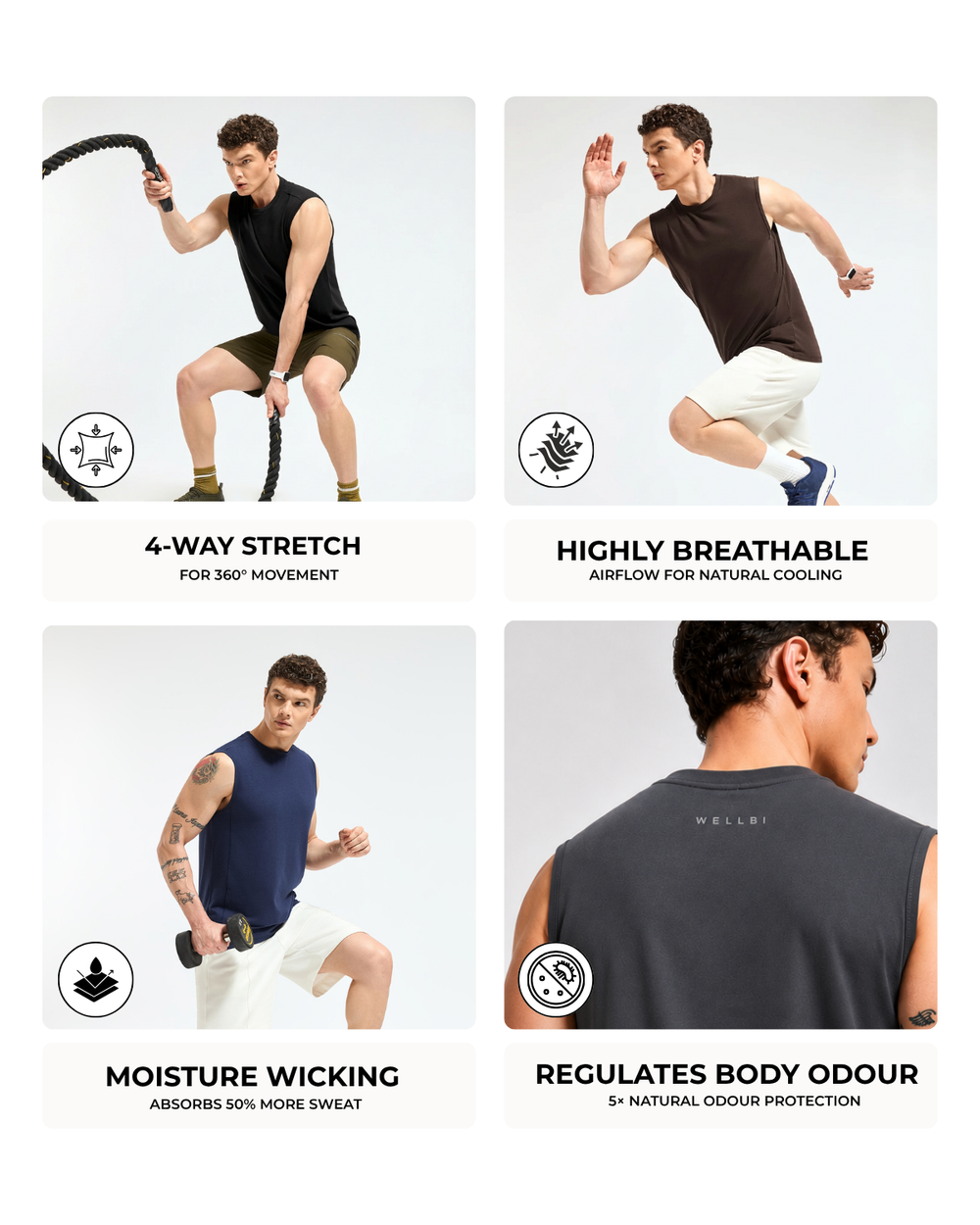 Men's Bamboo Active Tank Top