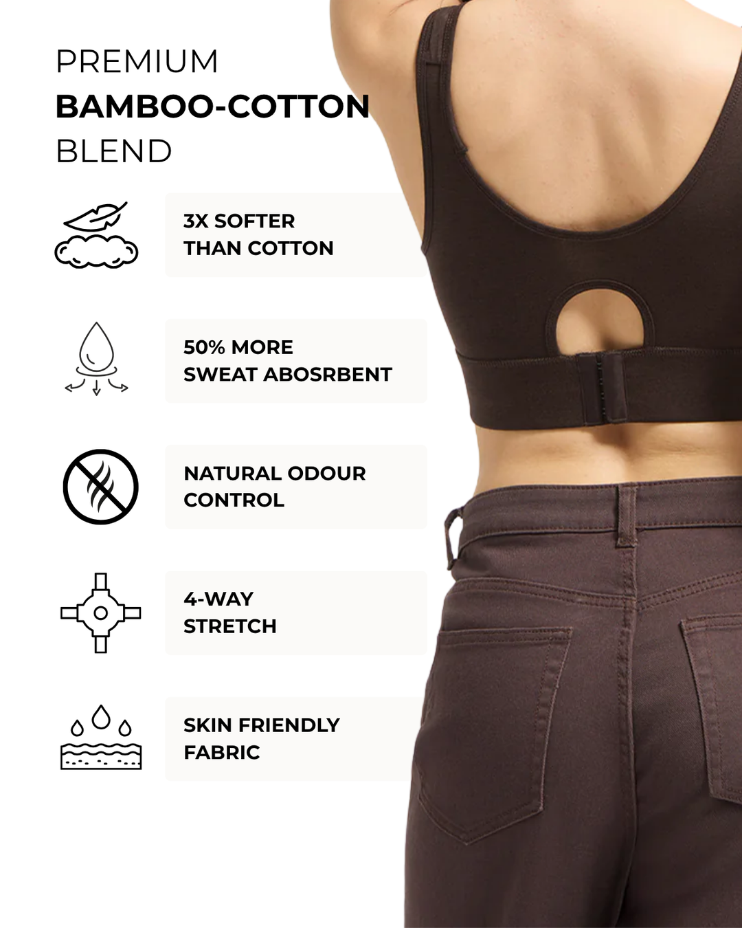 Women's Bamboo Active Lounge Bra