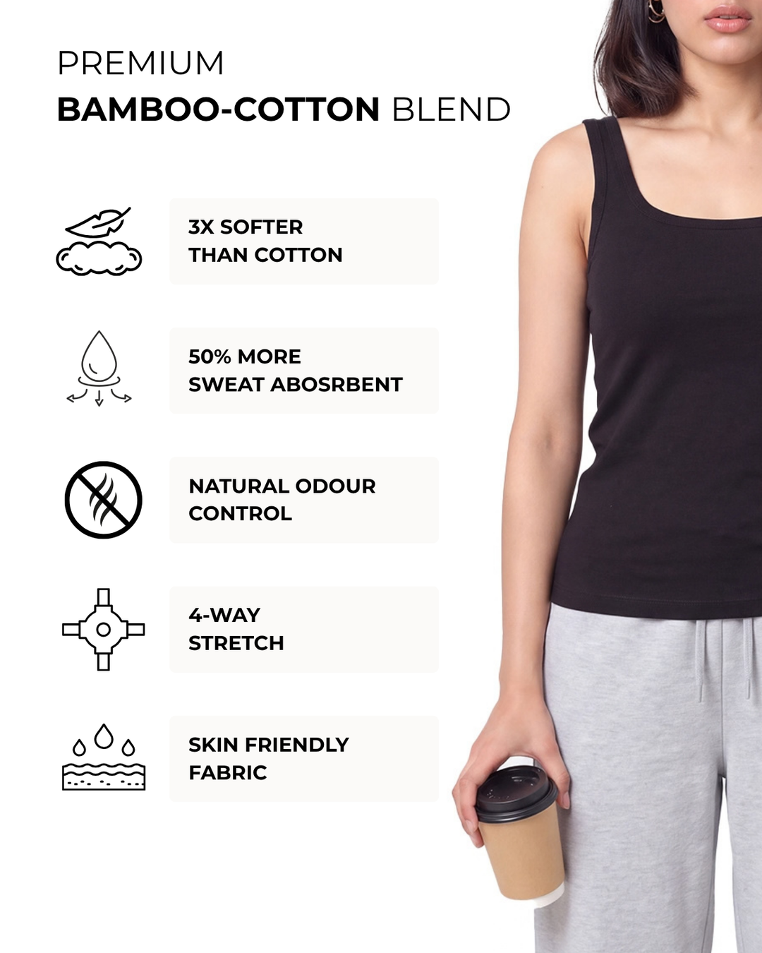 Women's Bamboo Cloud  Tank Top