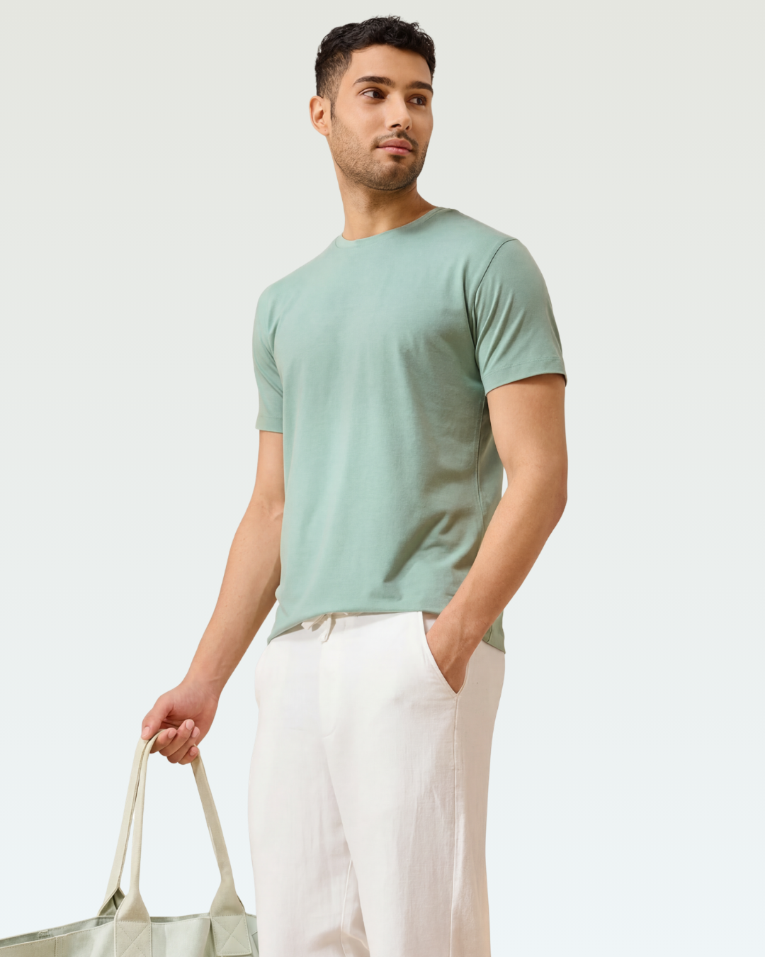 Bamboo Crew Neck - Willow