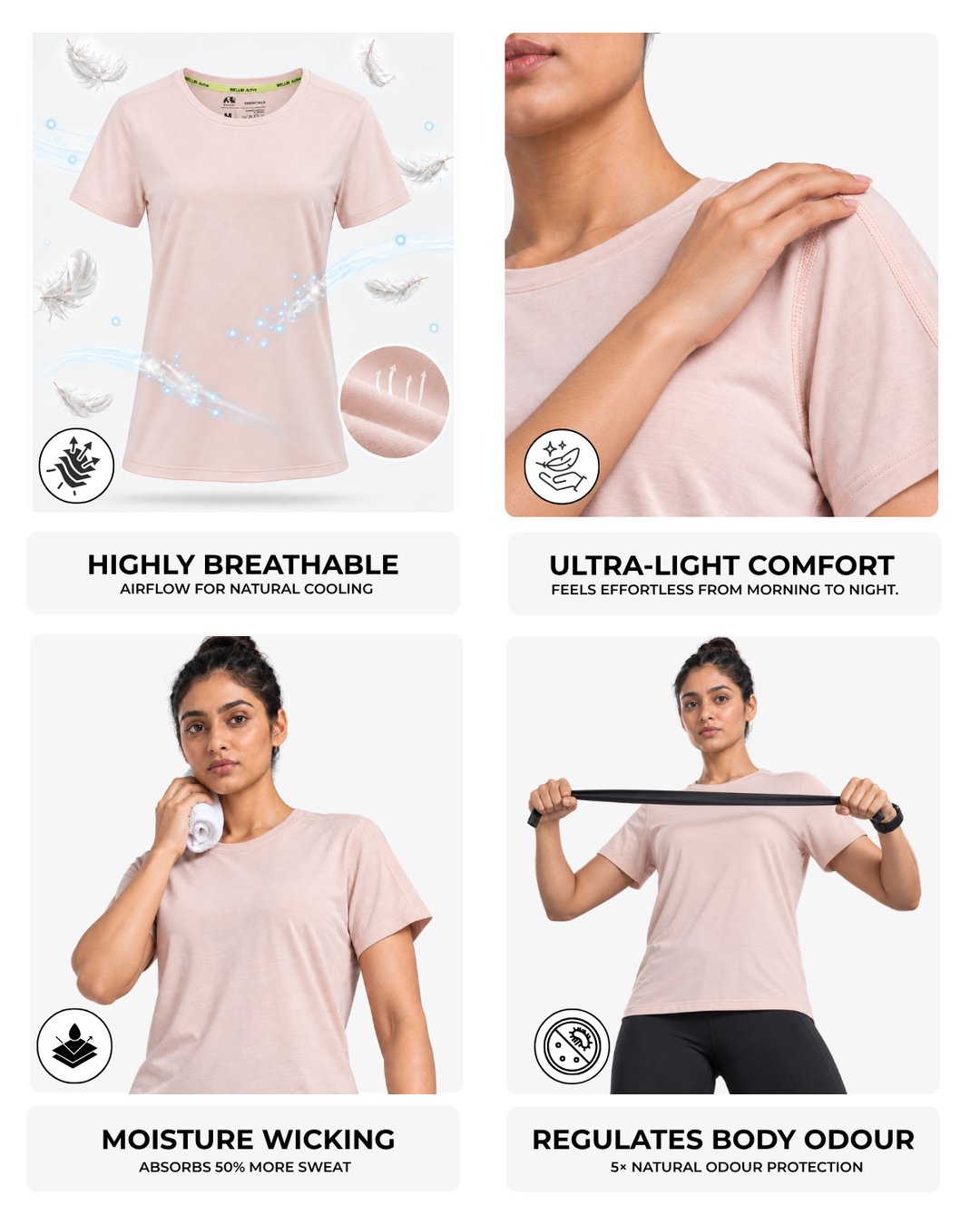 Women's Bamboo Active Performance T-Shirt