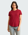 Bamboo Lounge T-Shirt - Cherry