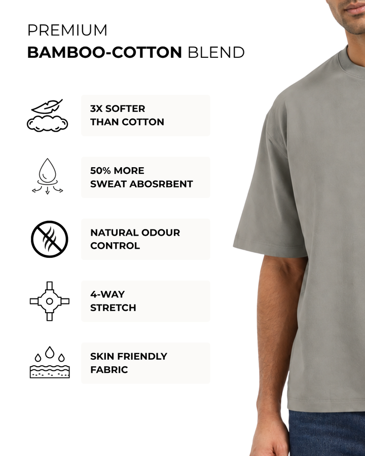 Men's Bamboo Core Oversized T-Shirt