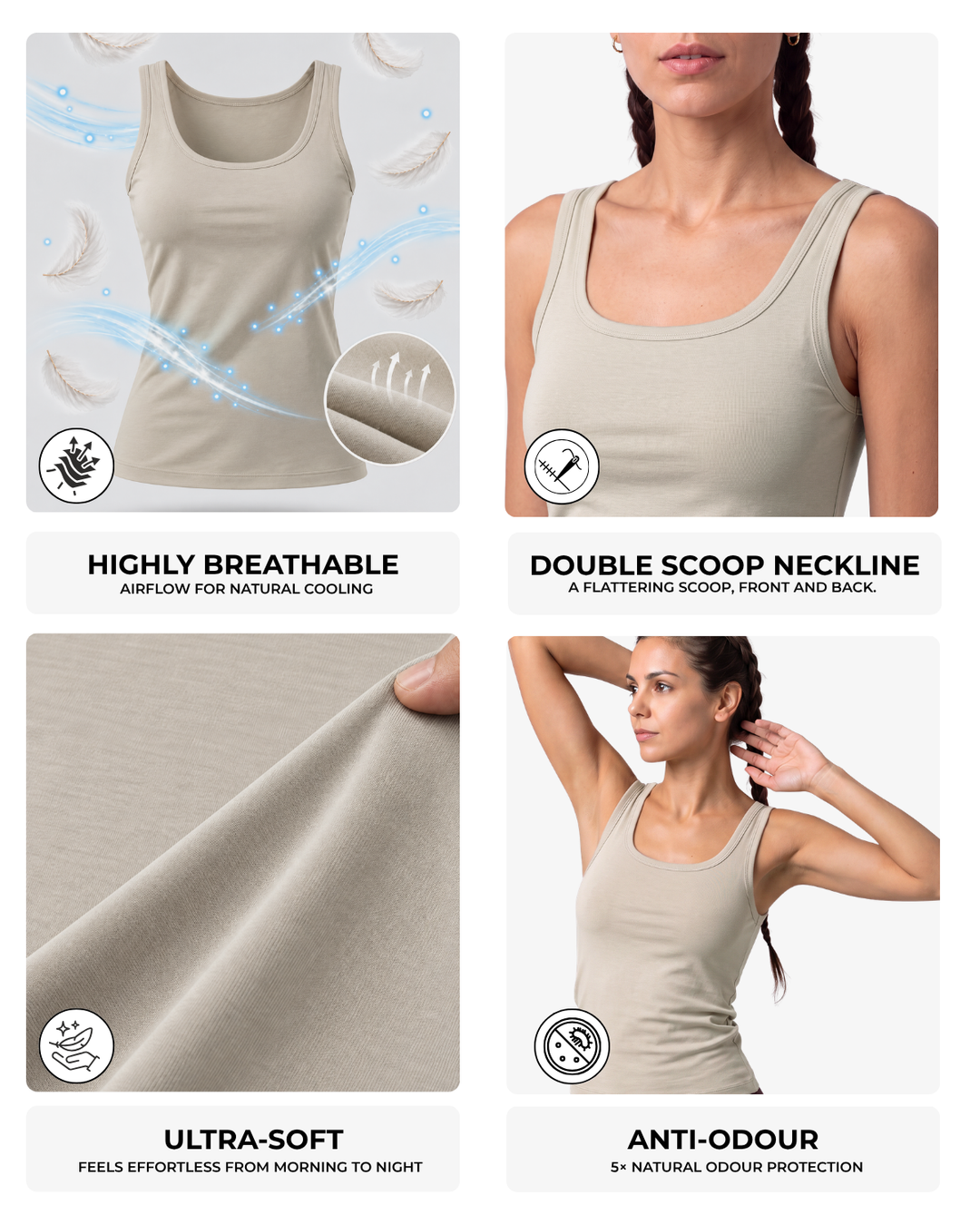 Women's Bamboo Cloud  Tank Top