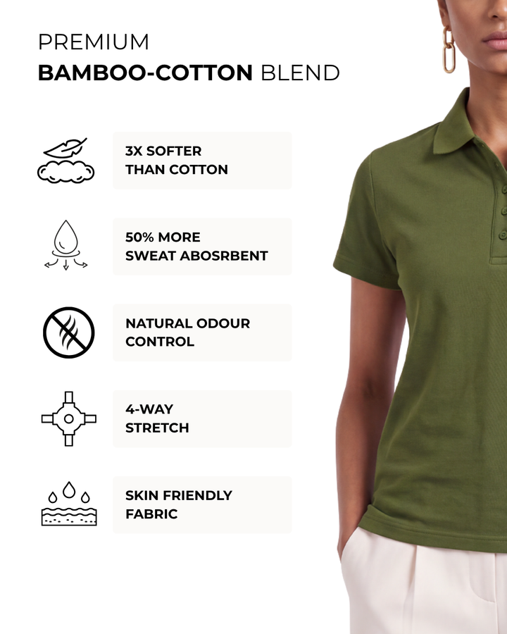 Women's Bamboo Core Polo