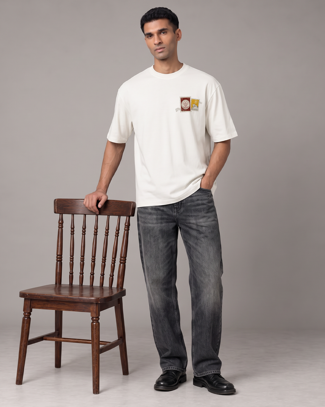 Oversized T-Shirt - Gandaberunda & Nandi