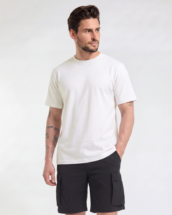 Men's Bamboo Heavy Crew Neck T-Shirt