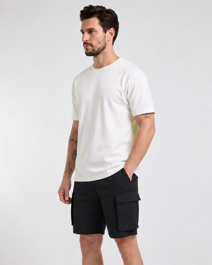Men's Bamboo Heavy Crew Neck T-Shirt