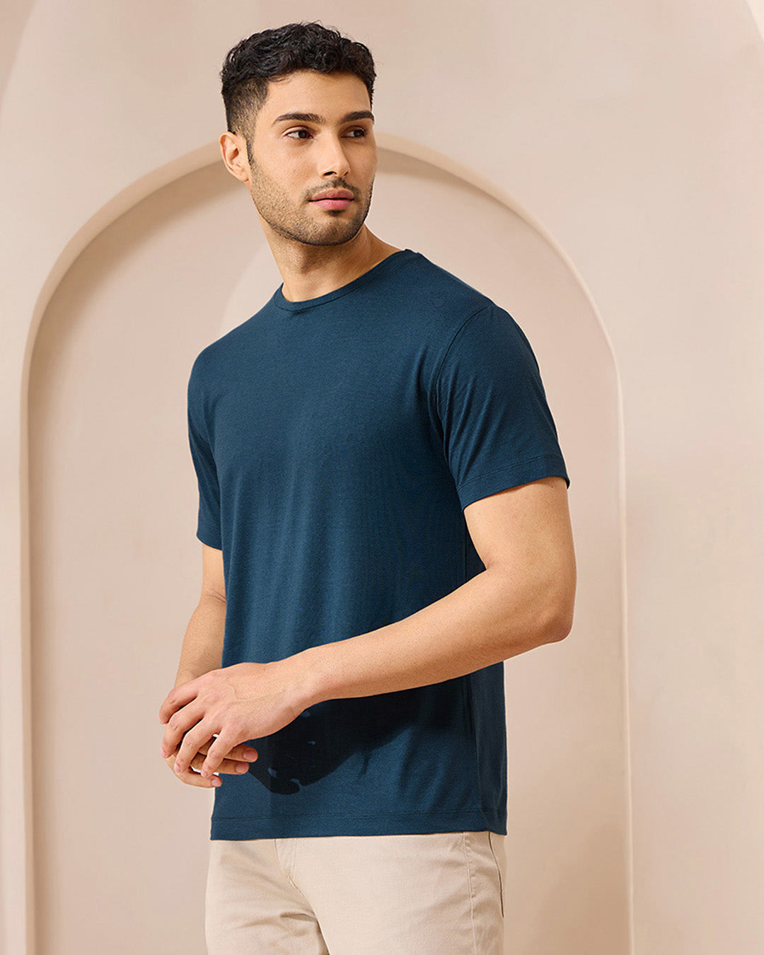 Wellbi's Bamboo Crew Round Neck T-Shirts for Men – WELLBI