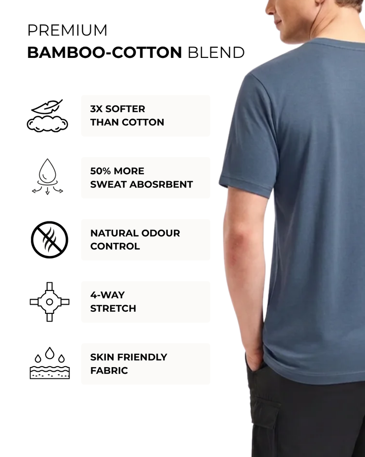 Men's Bamboo Cloud Crew Neck T-Shirt