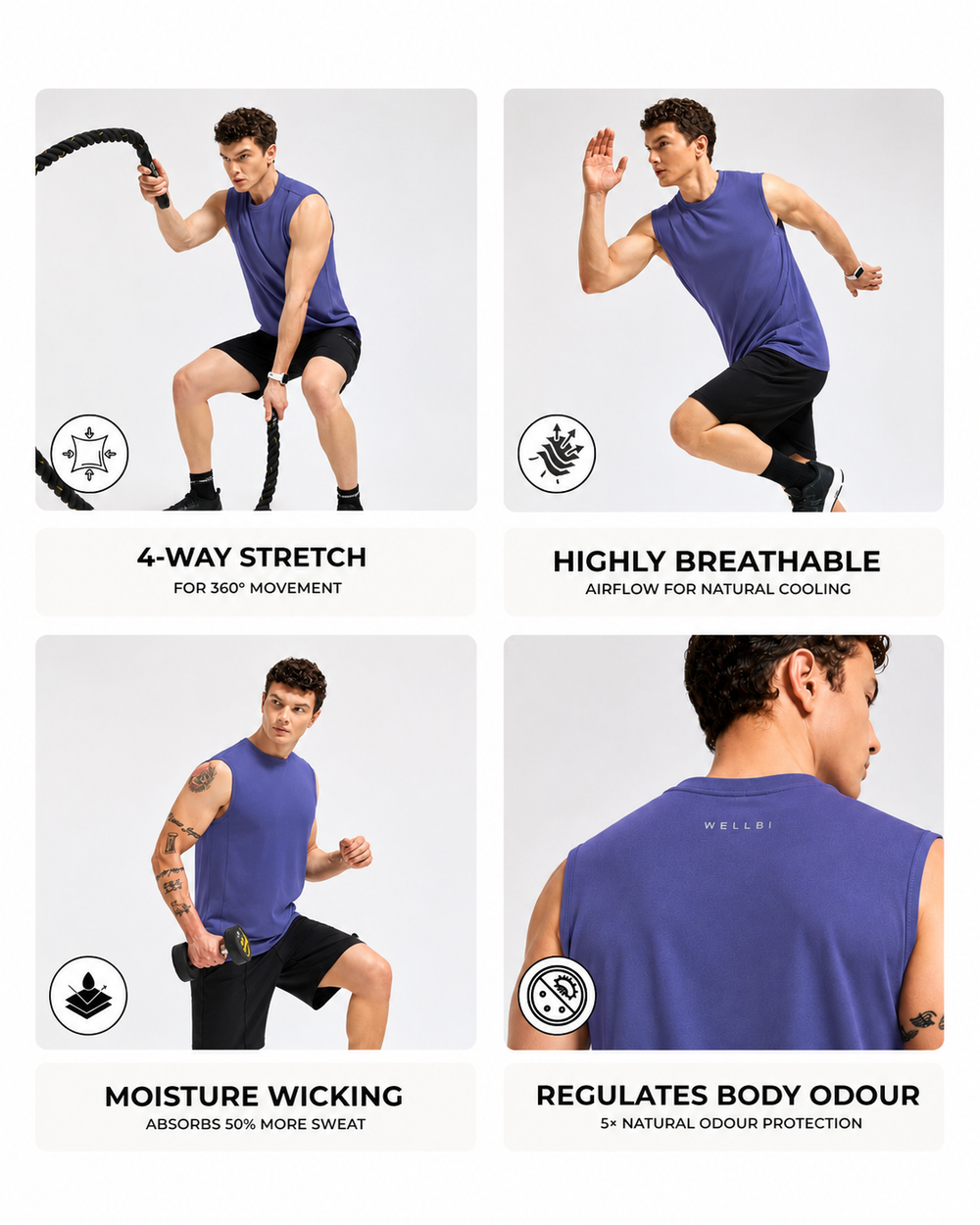 Men's Bamboo Active Tank Top